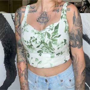 Floral Crop top